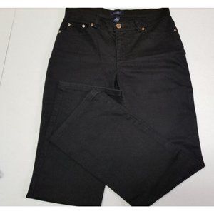 Chaps Black Jeans size 8P